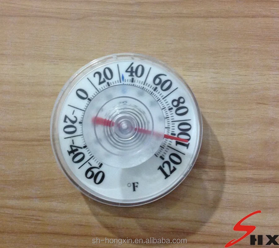 Round Outdoor Window Thermometer With Suction Cup Round Outdoor Window Thermometer With Suction Cup