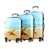 20" 24" 28" Classic Trolley Luggage Bags Printing PC Customized Pattern Travel Suitcase