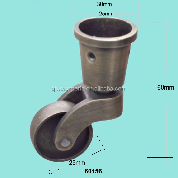 Antique Br Plated Small Casters For Furniture Caster Wheel Sofas Product On