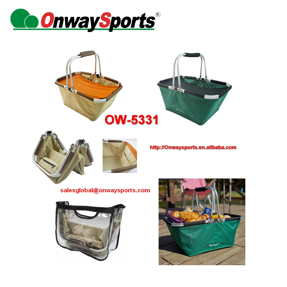 Free Shipping Usa Onwaysports Cheap Folding Camping Basket Shopping For