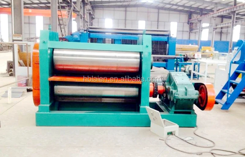 expanded metal mesh flattening machine
