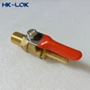 Brass 3/8 npt gas check valve,co2 barb to threaded gas valve