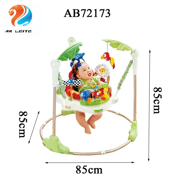 New Seat Spins Multifunction Rolling Rainforest Jumperoo Baby Walker