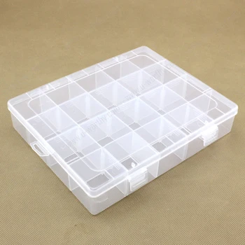 clear plastic organizer box