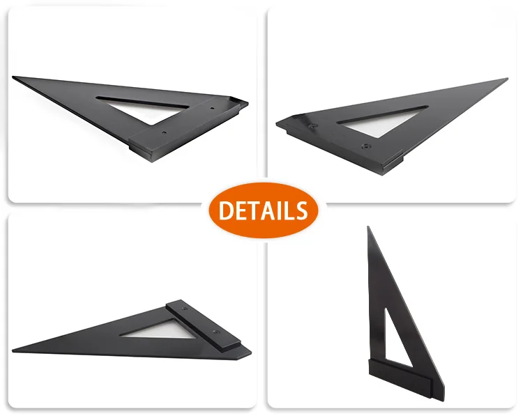 Right Angle Bakelite Triangle Ruler For Glass Cutting - Buy Ruler For ...