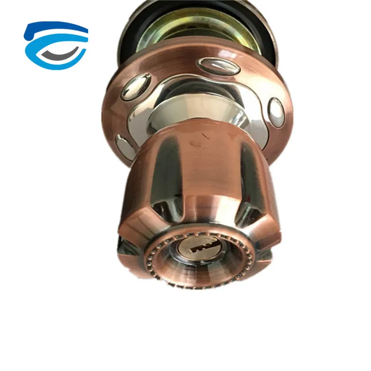 Made in china customize  best brand bathroom cylindrical ball door knob lock