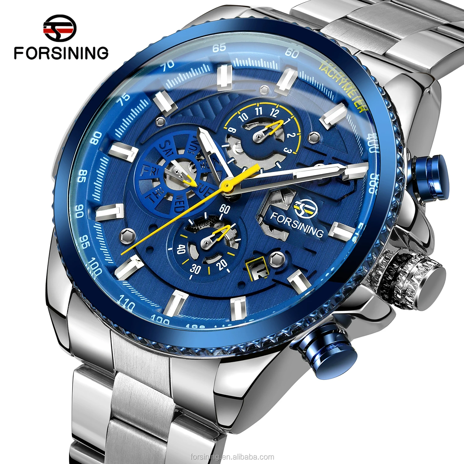 Hot Sale Luxury 3atm Water Resistant Chronograph Automatic Chinese ...