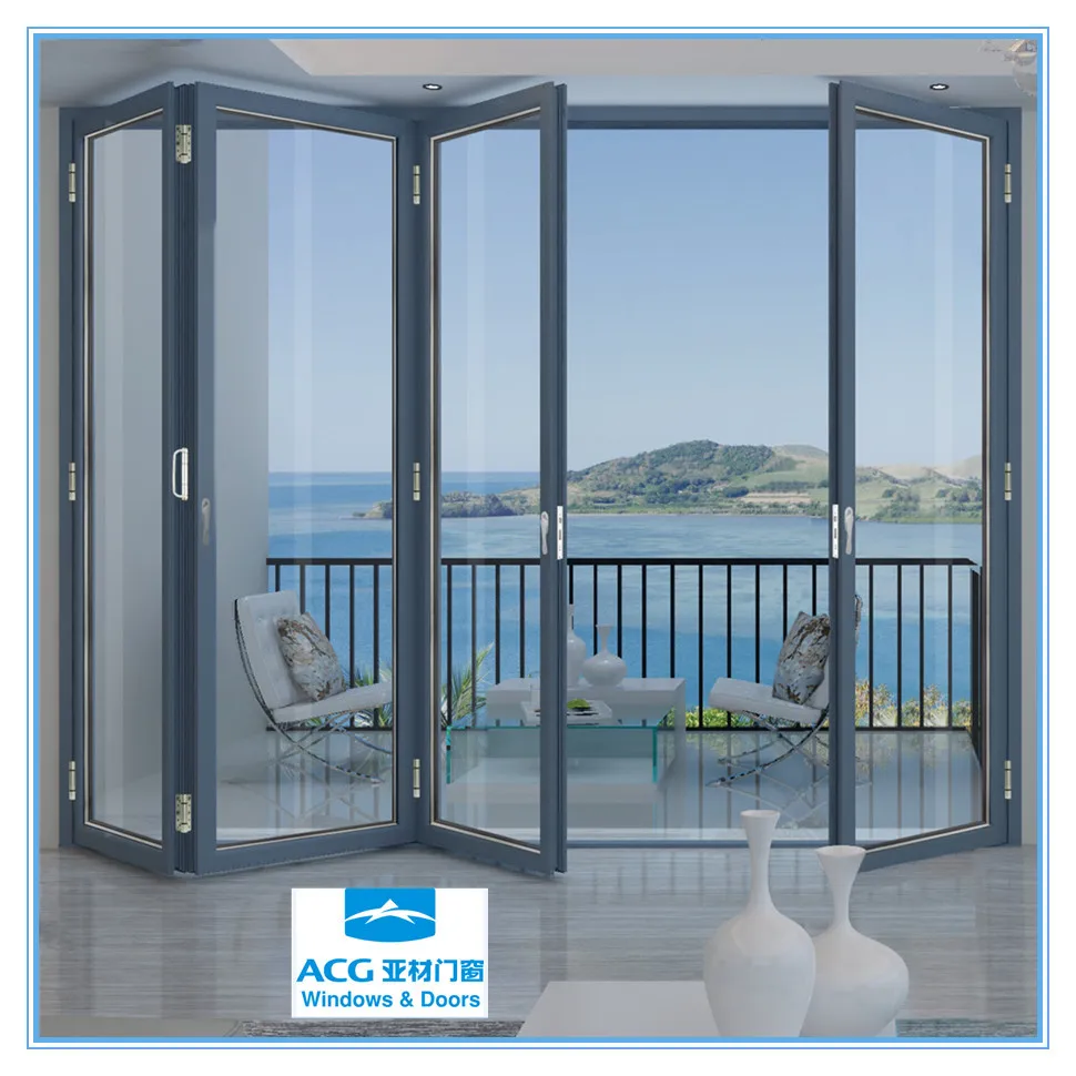 Balcon porte pliante, Ãconomique prix de porte pliante, verre ...