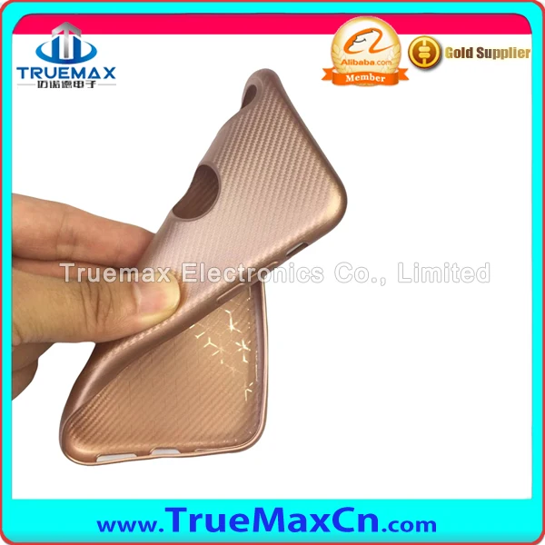 Soft Carbon Fiber Silicone Case for iPhone 10