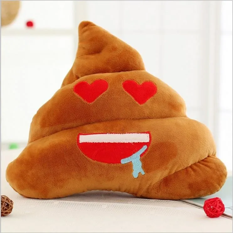 extra large poop emoji pillow