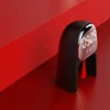 J&R 2019 New Arrival Creative Fashional Gentleman Custom Night Light Rechargeable Two Alarms Long Lifetime Bedroom Desk Clock