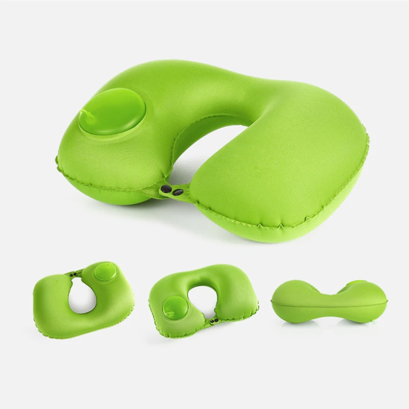 Custom Foldable Chin Neck Support Pillows U Shaped Airplane Travel