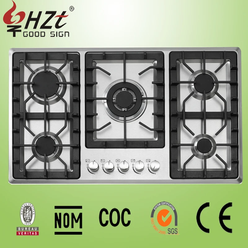 2020 Haozhaotou Gas Stove 5 Burner Kitchen Bosch 5 Burner Gas Hob