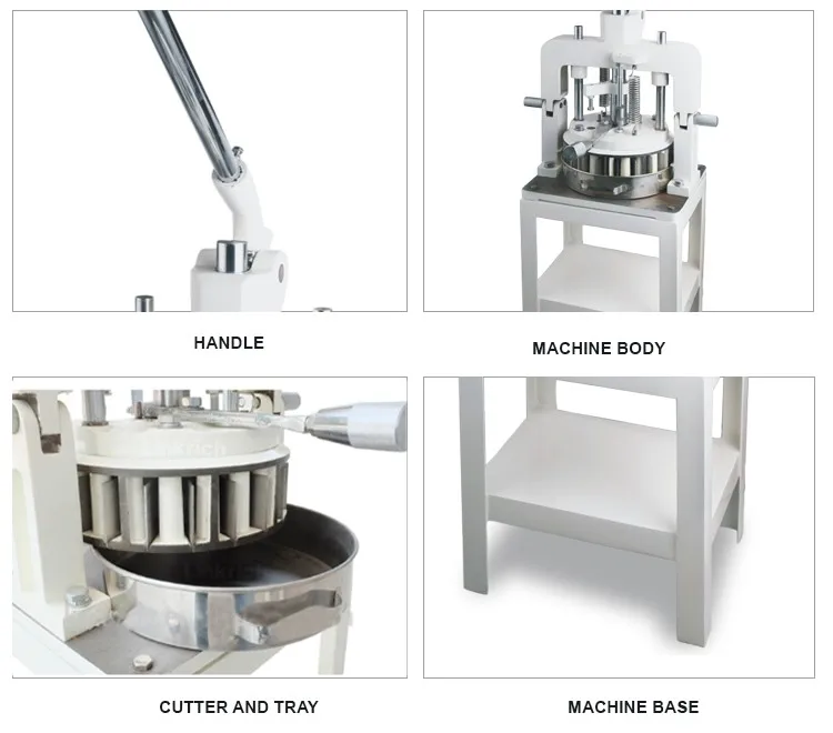 Round Dough Divider Machine Manual Dough round Cutting Machine 36pcs