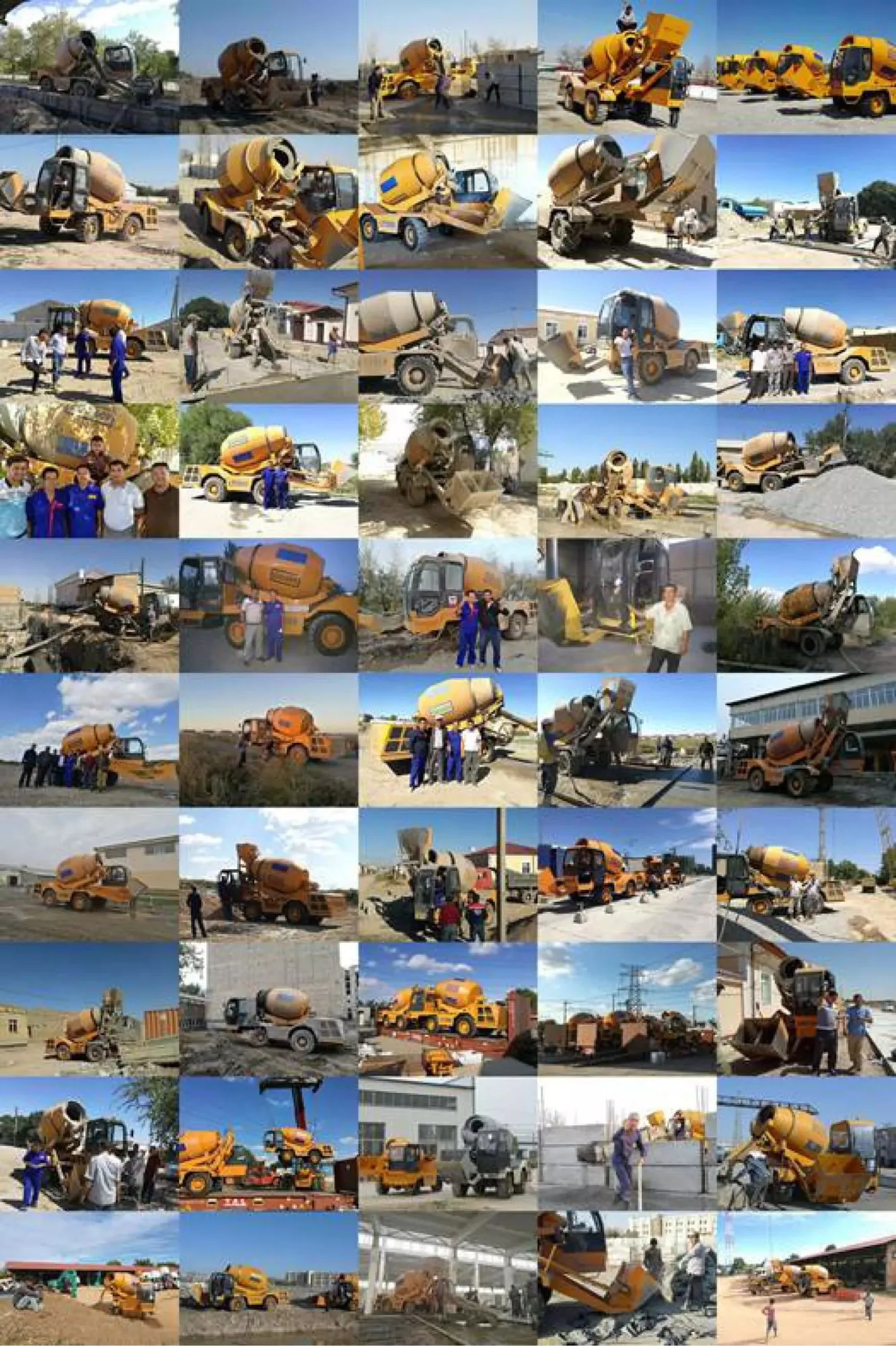 Mobile concrete/cement mixing station Mini 4wd mixer   machine .jpg