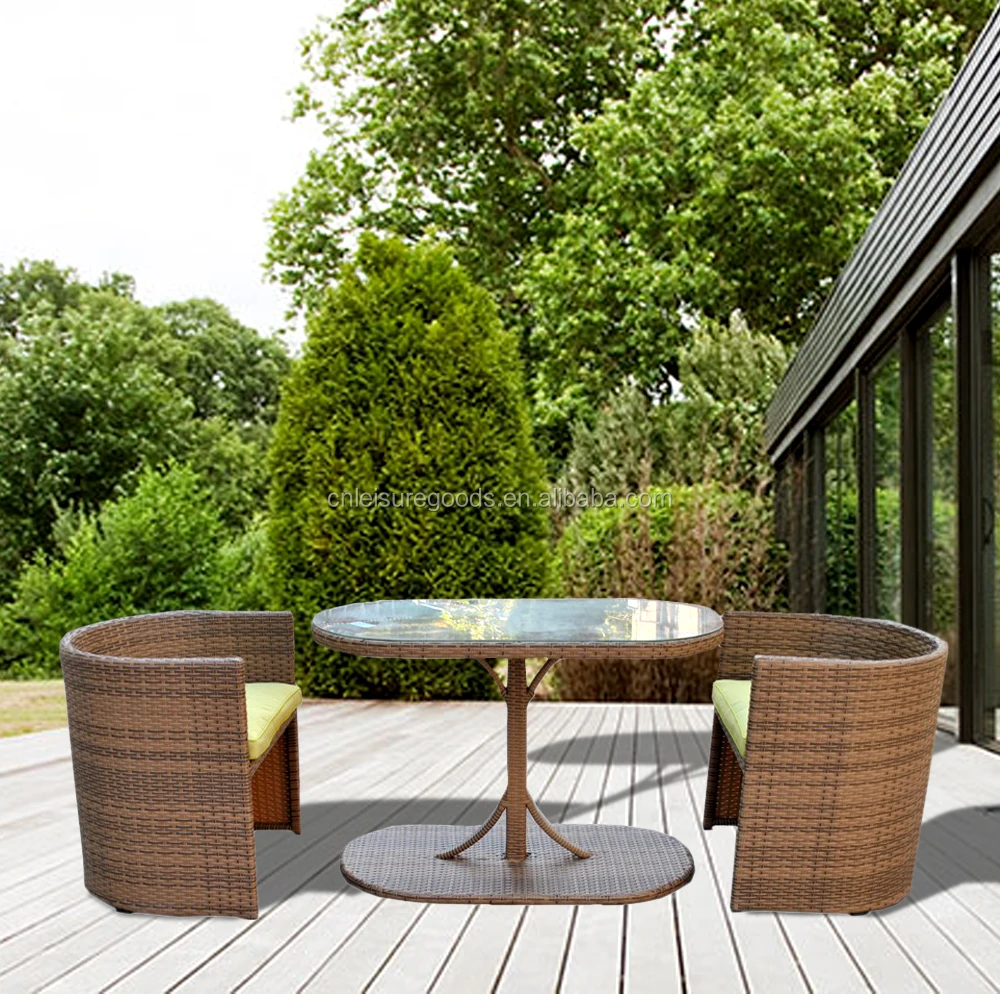 Rattan Outdoor Dining Set Luxury Garden Rattan Furniture Set Wicker