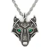 Nordic Vikings Necklace The Scandinavian Wolf Amulet pendant Necklace Norse Jewelry Talisman