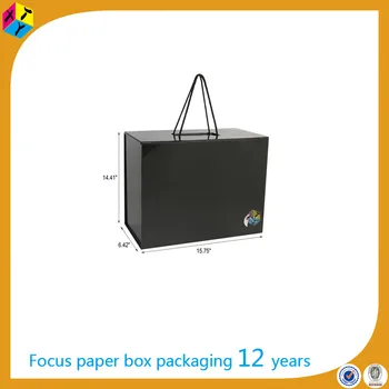 cardboard box with handle