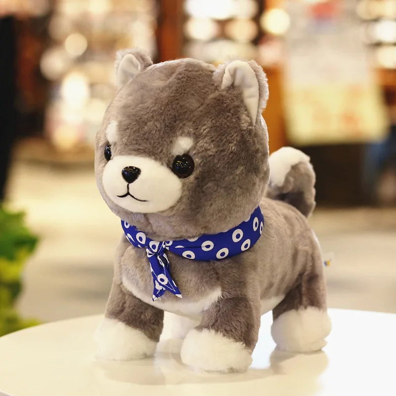 shiba inu stuffed animal realistic