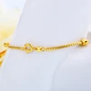 xuping new design jewels women's gender yellow gold cheaper indian bracelets
