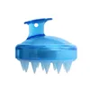 Custom Silicone Soft Scalp Round Hair Massage Shampoo Brush
