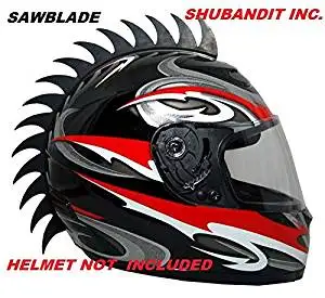 Yellow Helmet Mohawks for Motorcycle Dirtbike Helmets Scooter Skate Boarding Snowmobile Atv