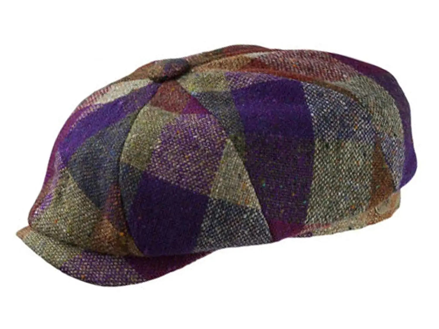 Roffatide Kids Plaid Printed Pattern Embroidery Cotton Baseball Cap Boys Girls Peaked Hat