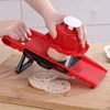 Multifunction 5in 1 manual plastic vegetable grater machine with stand