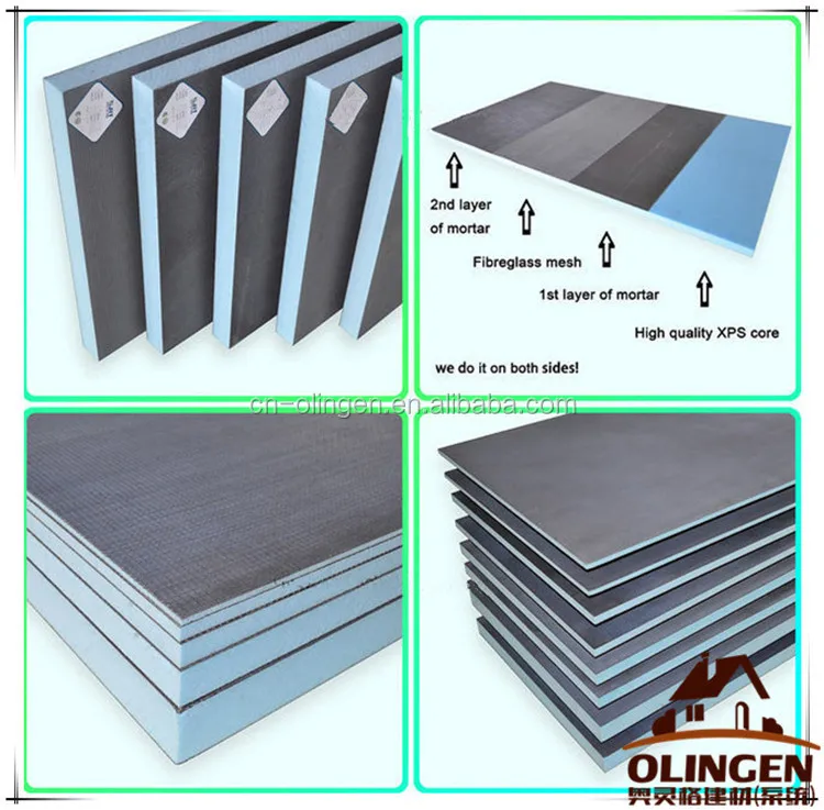 Fiberglass Mesh Xps Foam Insulation Tile Backer Board Buy Fiberglass