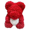 Artificial Heart preserved Rose Teddy Bear for Anniversary Christmas Valentines Gift