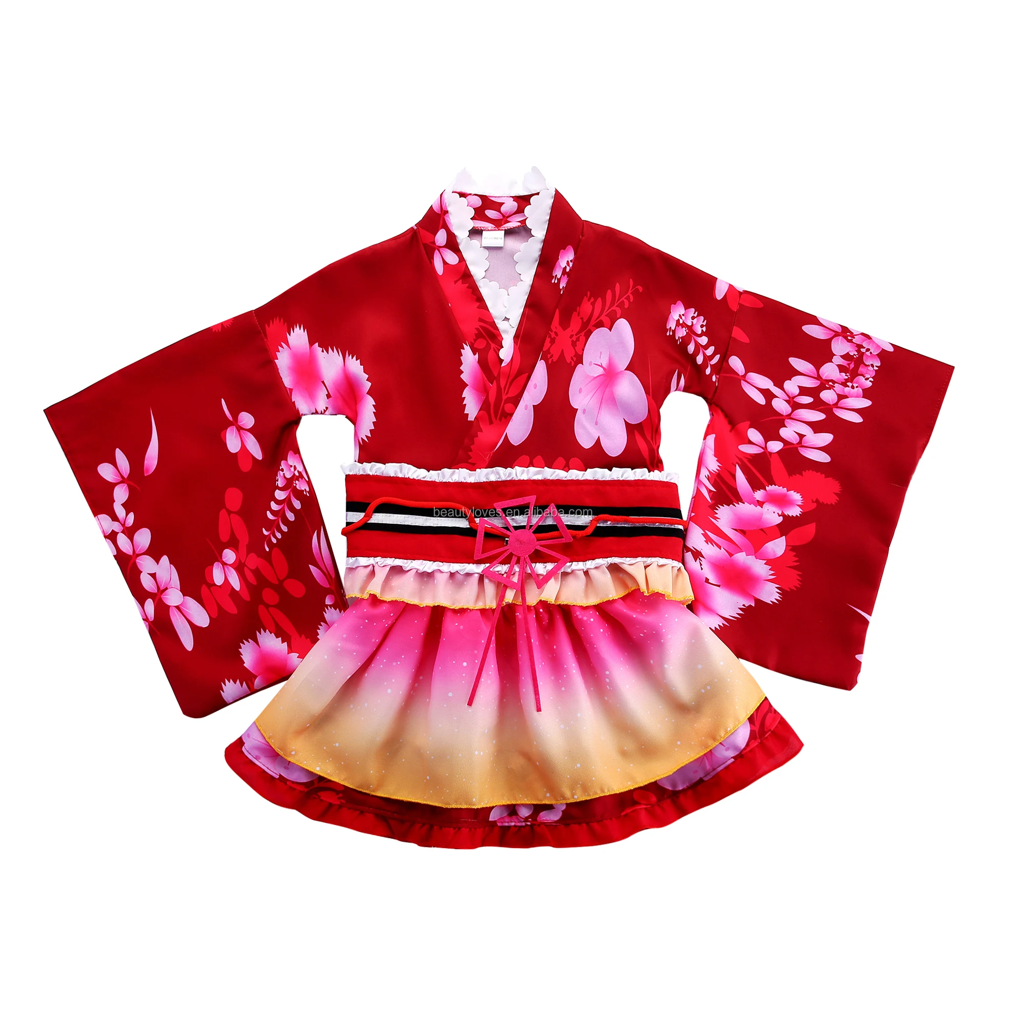 Carnival Party Fancy Dress Children Girls Geisha Japanese Kimono