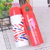 China factory price different types cartoon fruit printing 350ml plain stainless steel water bottles free samples for travel 380