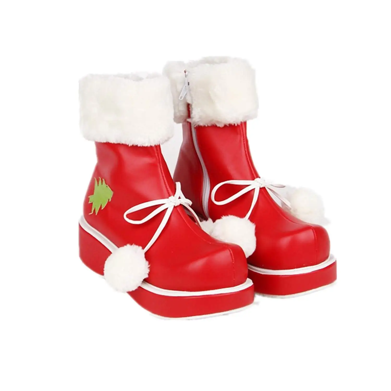 Veribuy Custom Christmas Sweet Lolita Princess Shoes Cute Party Dress Shoes Cosplay Shoes
