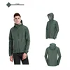 New Men Outdoor Jacket Waterproof windproof melange cationic dying softshell men jacket