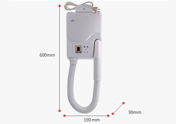 Home Hotel Wall Mountedl Hair Dryer