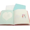 Pu Leather Cover UV Printing Notebook Square Hardcover 5 Subject Printed Square Notebook Diary