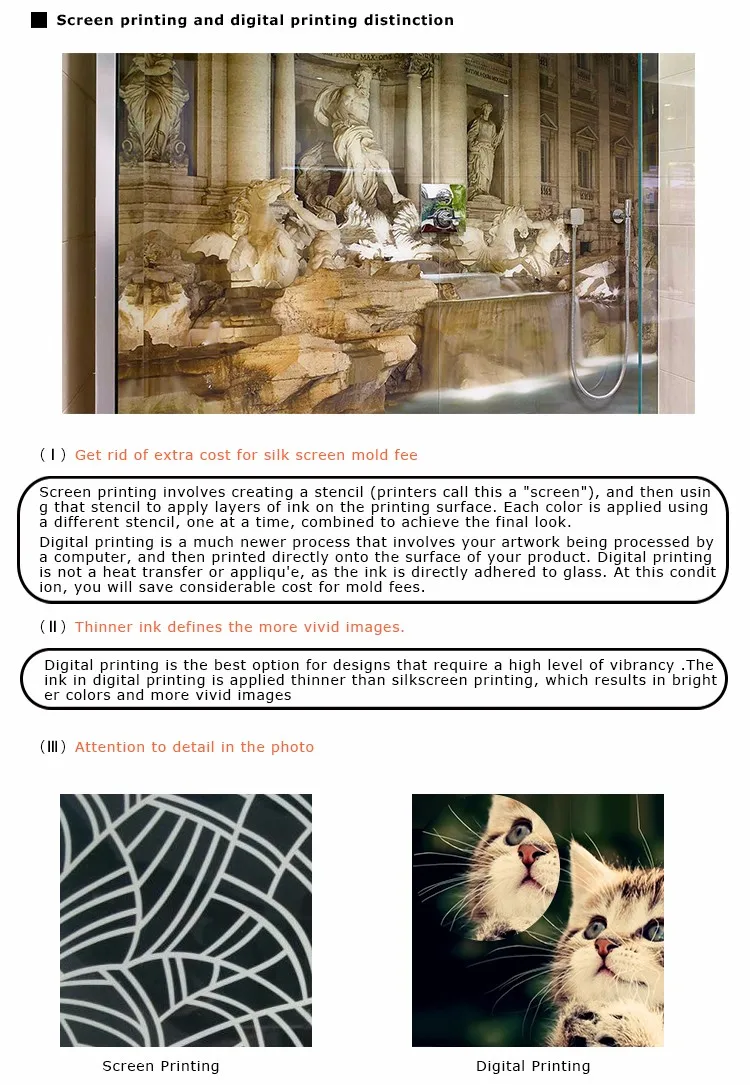 print on glass floor