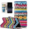 3D printed wallet leather case for Samsung Galaxy Note 8 tribal/flower design