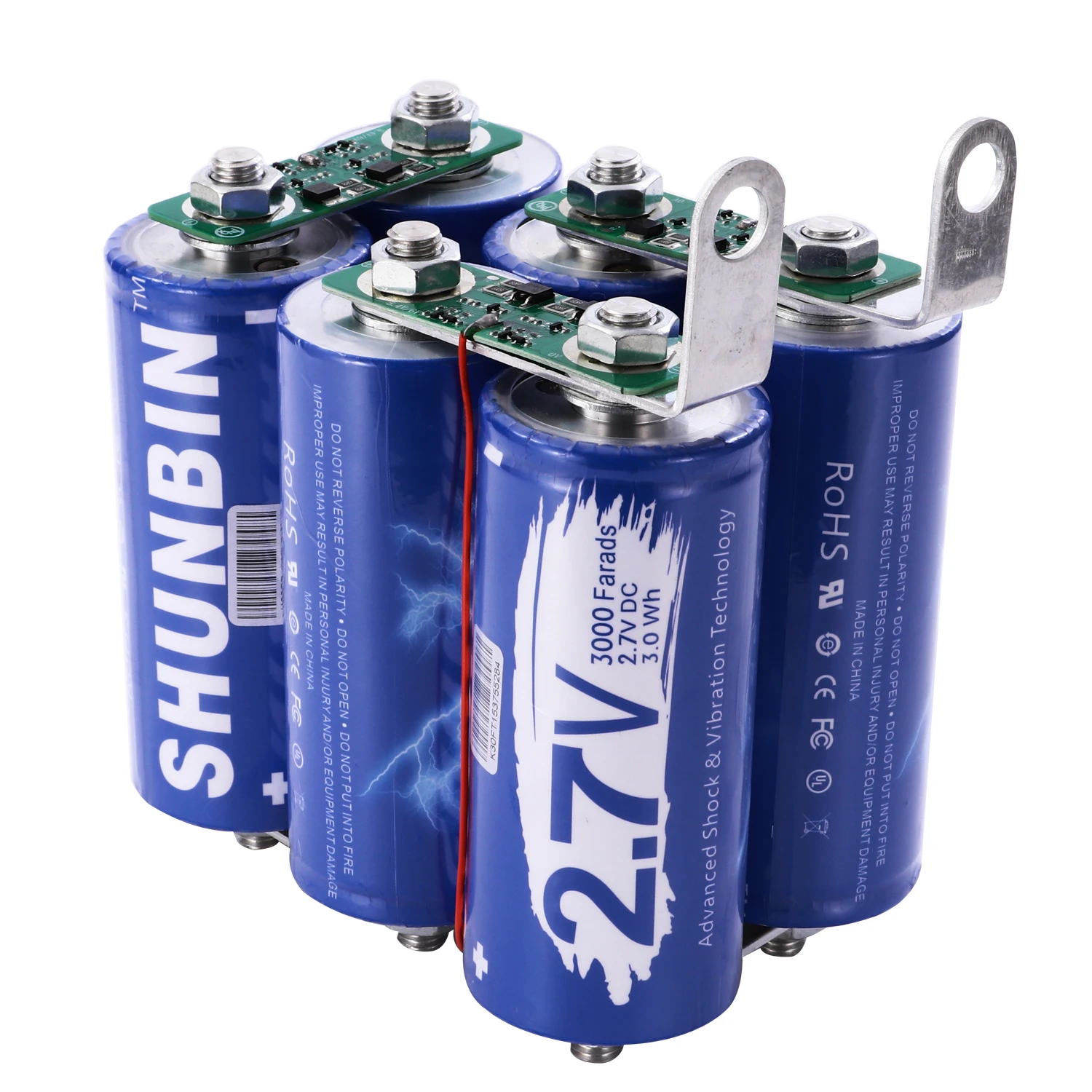 Shunbin 16v 500f Super Capacitor Mobile Power Bank 12v Car Battery