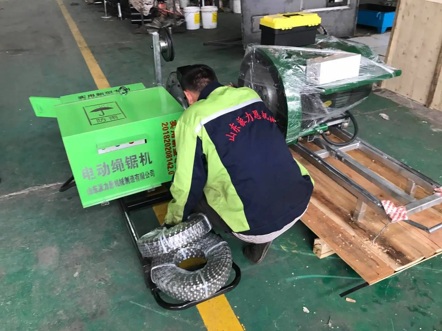 diamond wire saw machine