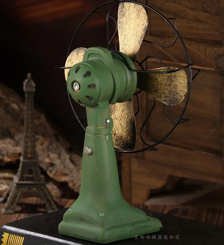 Model Fan Wholesale Retro Vintage Prop Model Handmade  Ornaments Home Decorative Items Crafts