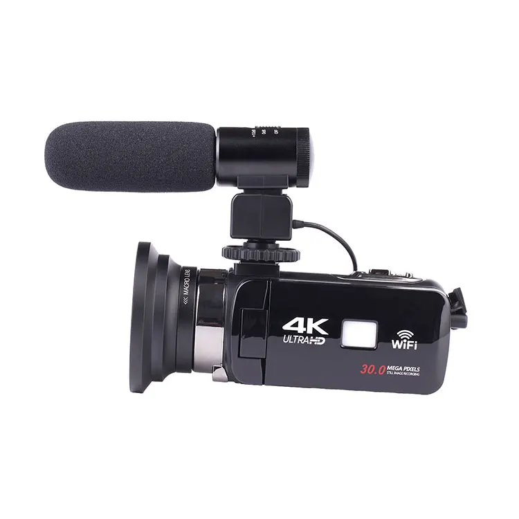 4K WIFI DV digital camera 12.0 Mega Pixels 3 inch LCD touch screen hight quality hd video camera