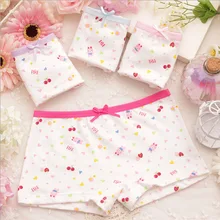 Summer new female children s cartoon baby bear cotton underwear girls underwear boxer briefs kids panties