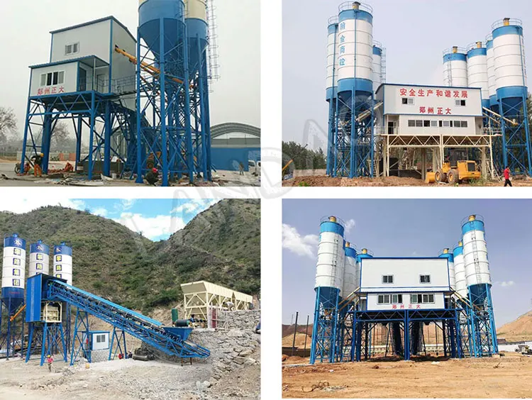Ready Mix Concrete Batching Plant 50m3 /h Precast Concrete Plant Equipment