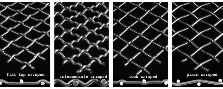 Roasted Wire Stainless Steel Roasting Crimped Wire Mesh / Barbecue Grill Crimped ...