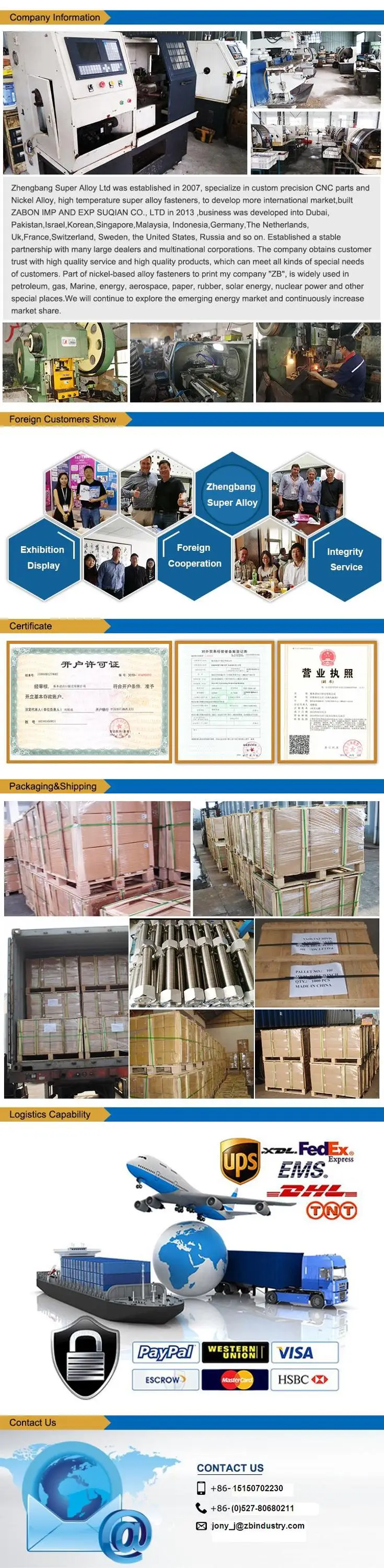 UNS N10665/Hastelloy B-2/2.4617 BRASS PIPE COUPLING AND PLUG