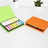 Custom sticky memo pad sticky note in leather case