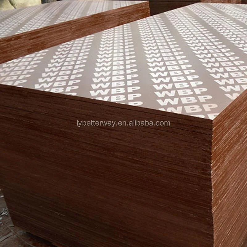 Black laminated plywood