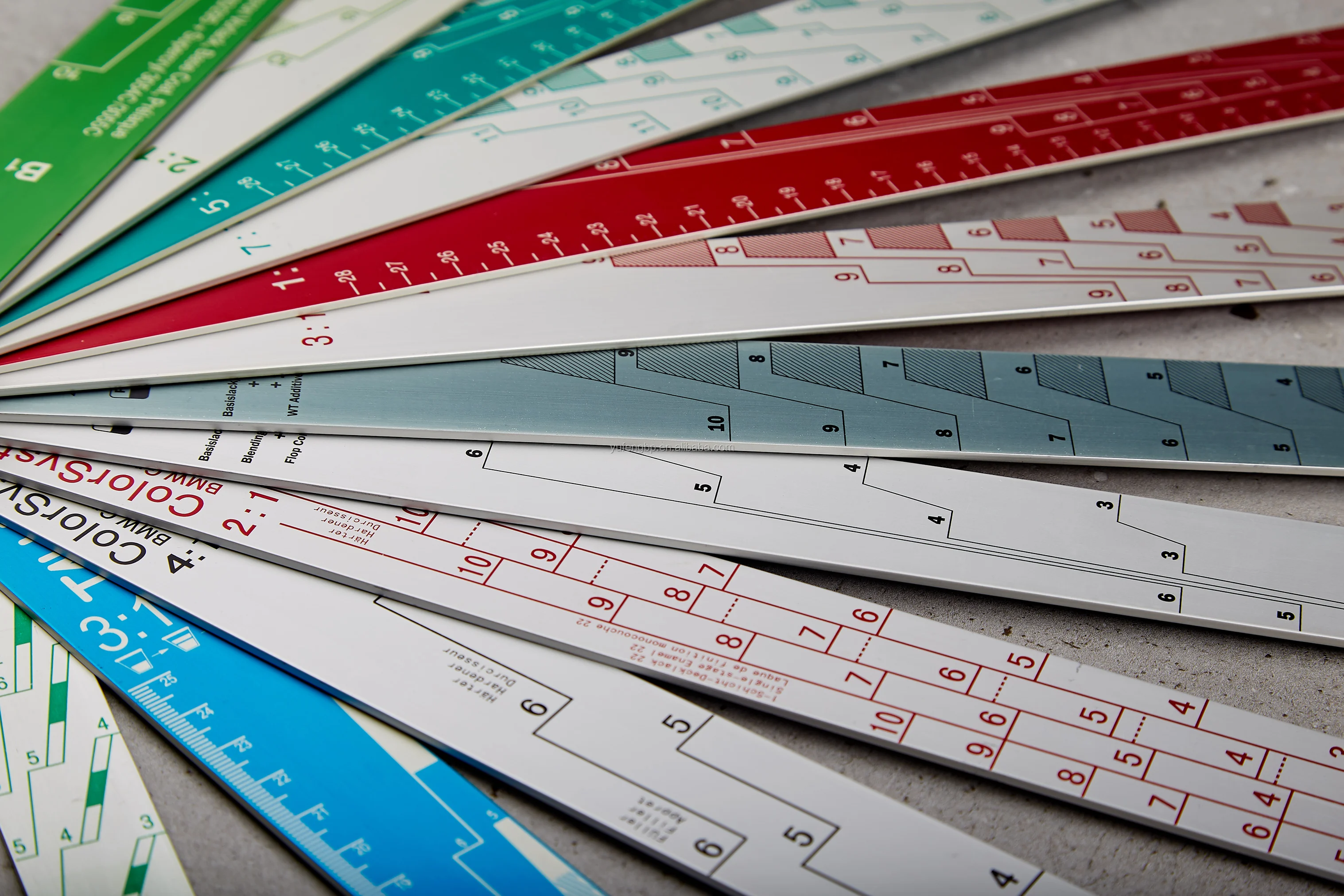 Top Quality Aluminium Mixing Paint Measuring Stick/measuring Sticks