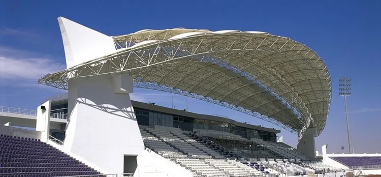 Light weight steel structure sports hall stadium steel space frame building